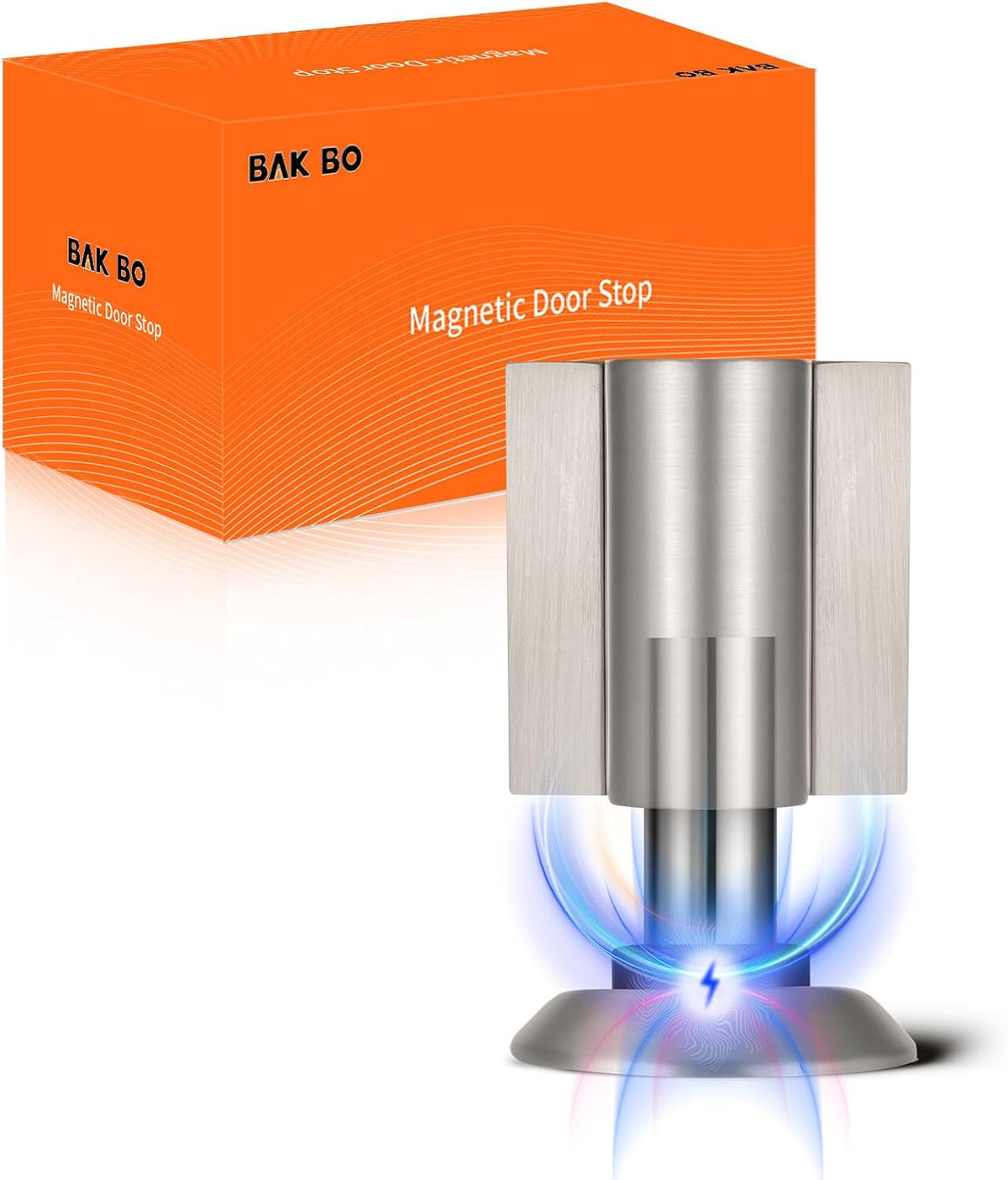 Bak Bo Magnetic Door Stoppers 1 Pack Bottom of Door Holder Keep Door Open No Drilling Magnet Floor
