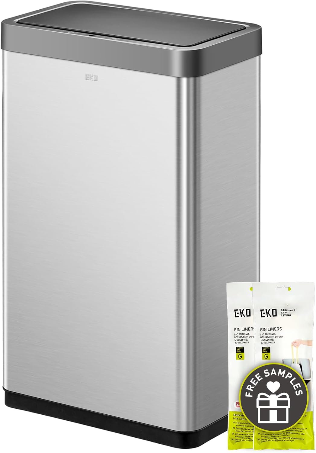 EKO Mirage X 80 Liter / 21.1 Gallons Motion Sensor Trash Can, Automatic Large Kitchen Trash Can