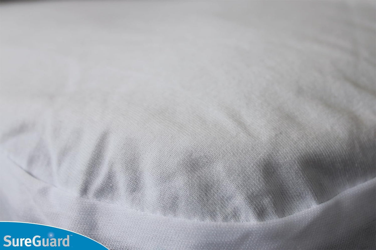 SureGuard Mini Crib Mattress Protector - 100% Waterproof, Hypoallergenic - Premium Fitted Cotton