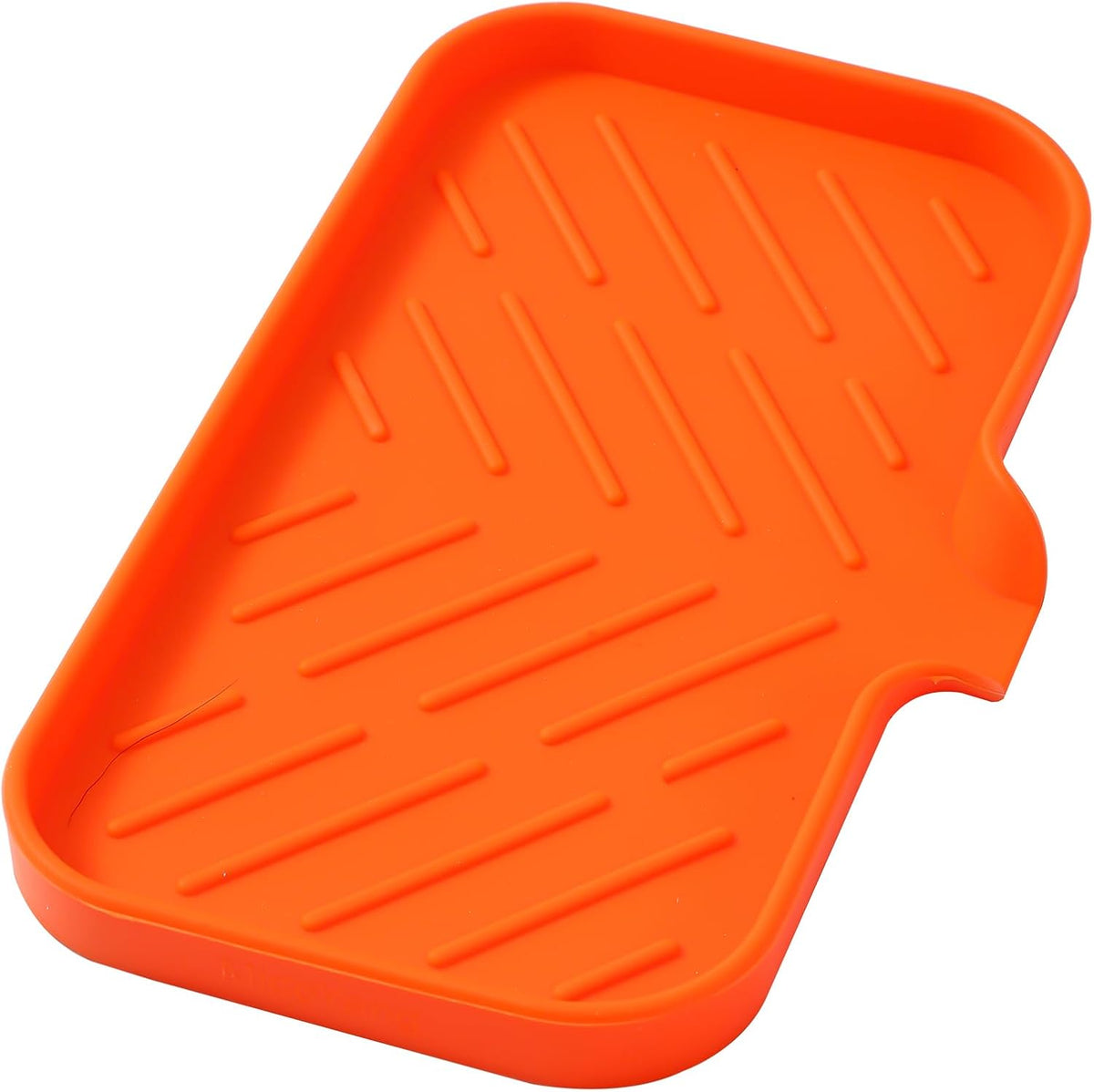 Silicone Bathroom Soap Dishes with Drain Spout-Bathroom and Kitchen Sink Organizer,Sponge