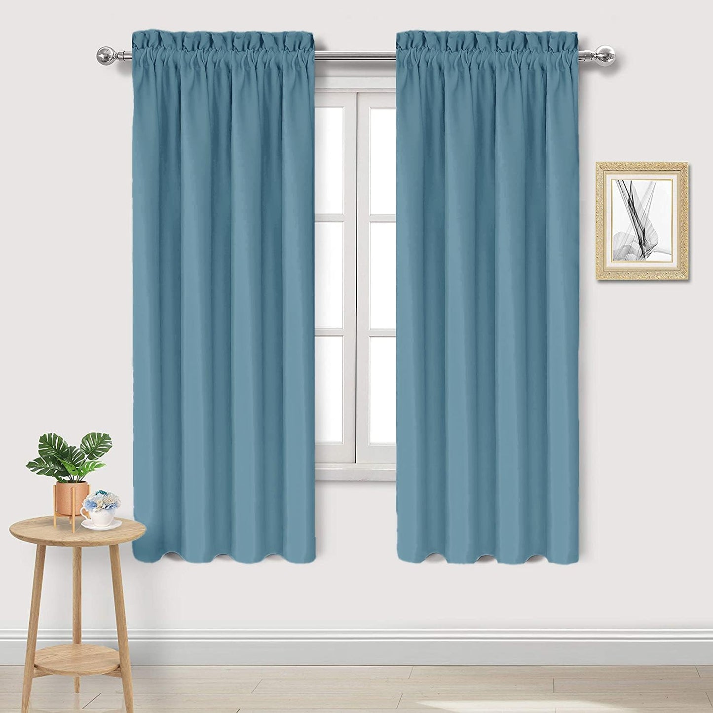 DWCN Blackout Curtains for Living Room Thermal Insulated, Energy Saving & Noise Reducing Bedroom