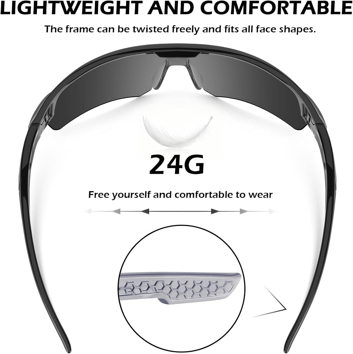 OXG 12 Pack Safety Glasses for Men Women, ANSI Z87.1 Safety Goggles Impact Resistant Protective