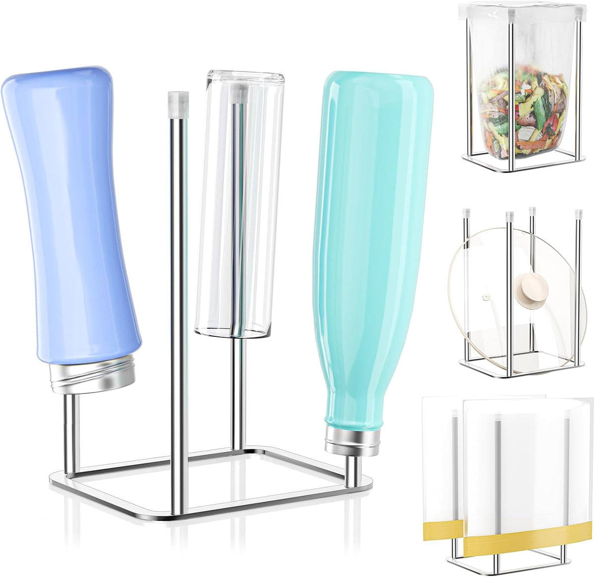 Water Bottle Drying Rack Reusable Bottle Rack Dryer Kitchen Stand Holder Stainless Steels