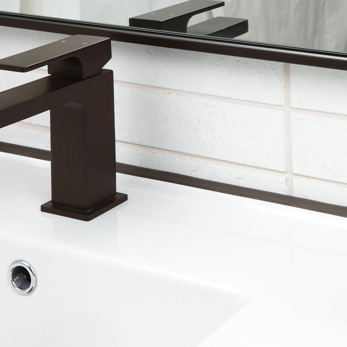 InstaTrim New & Improved Self-Adhesive Caulk Trim, 1/2" x 10', 2-Pack, Flexible, Water Resistant
