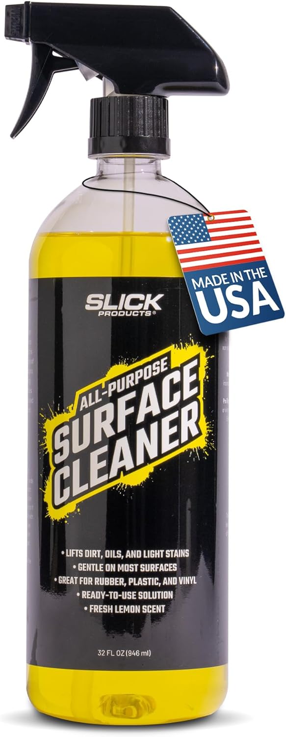 Slick Products All-Purpose Surface Cleaner – Multi-Surface Car Interior & Exterior Cleaner for