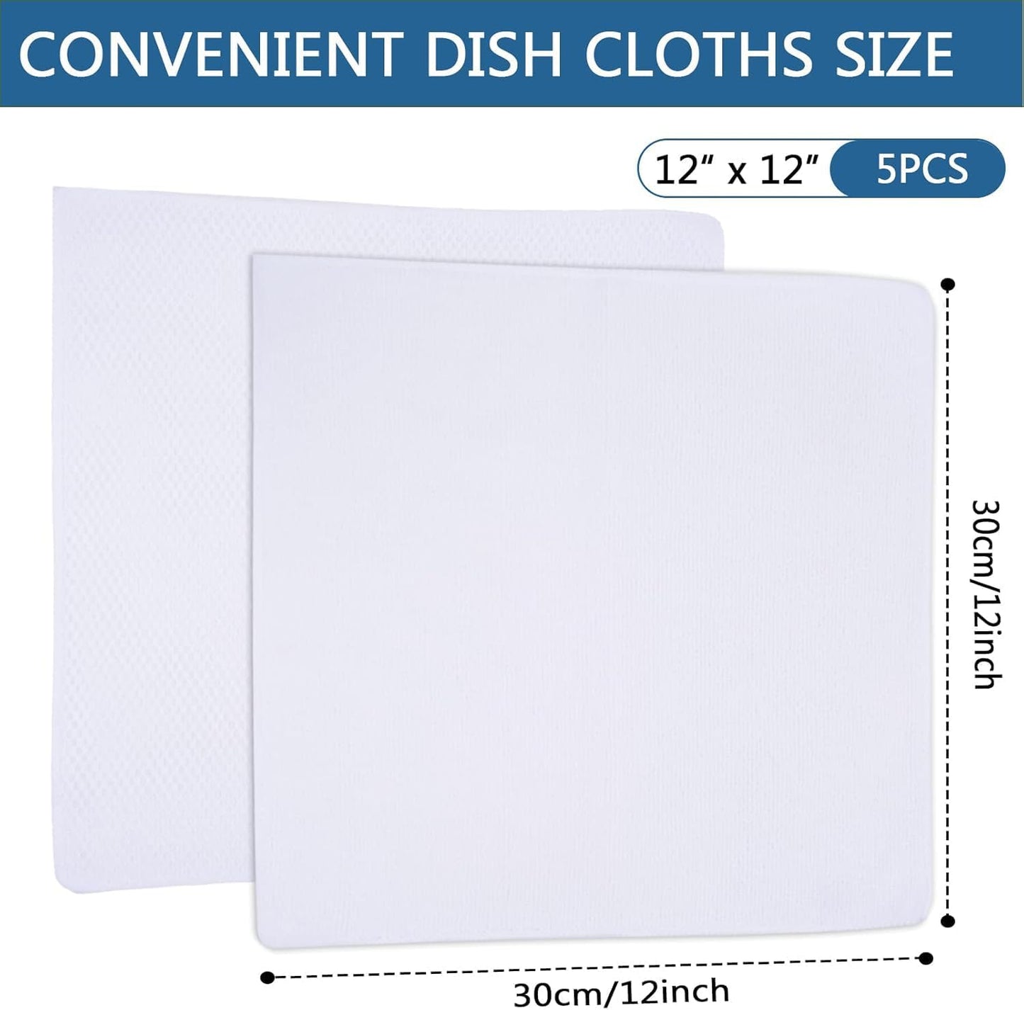 SINLAND Wholesale Microfiber Dish Cloth Best Kitchen Cloths Cleaning Cloths with Poly Scour Side