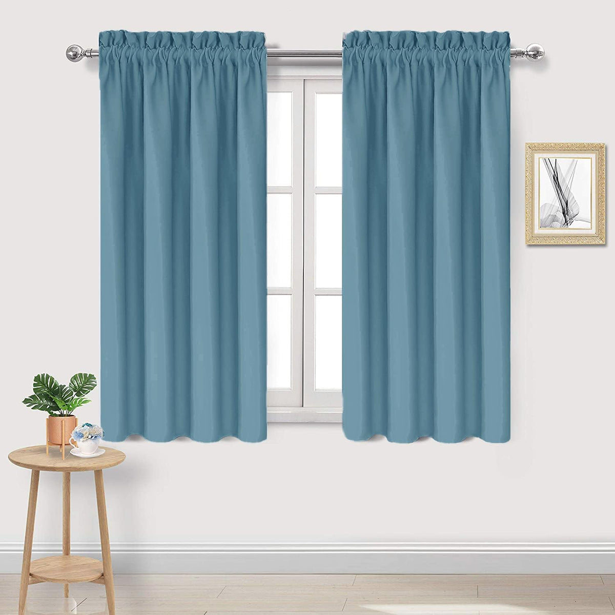 DWCN Blackout Curtains for Living Room Thermal Insulated, Energy Saving & Noise Reducing Bedroom