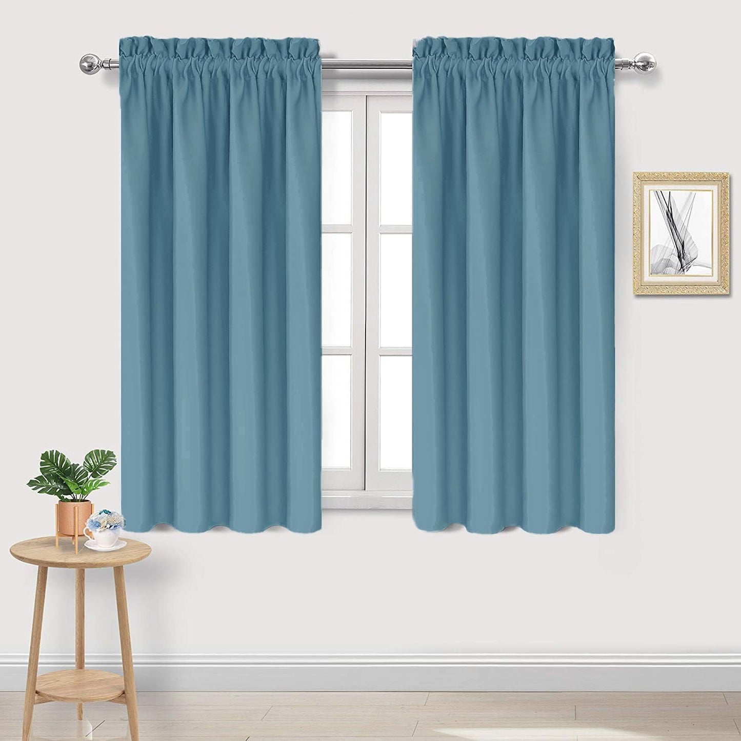 DWCN Blackout Curtains for Living Room Thermal Insulated, Energy Saving & Noise Reducing Bedroom