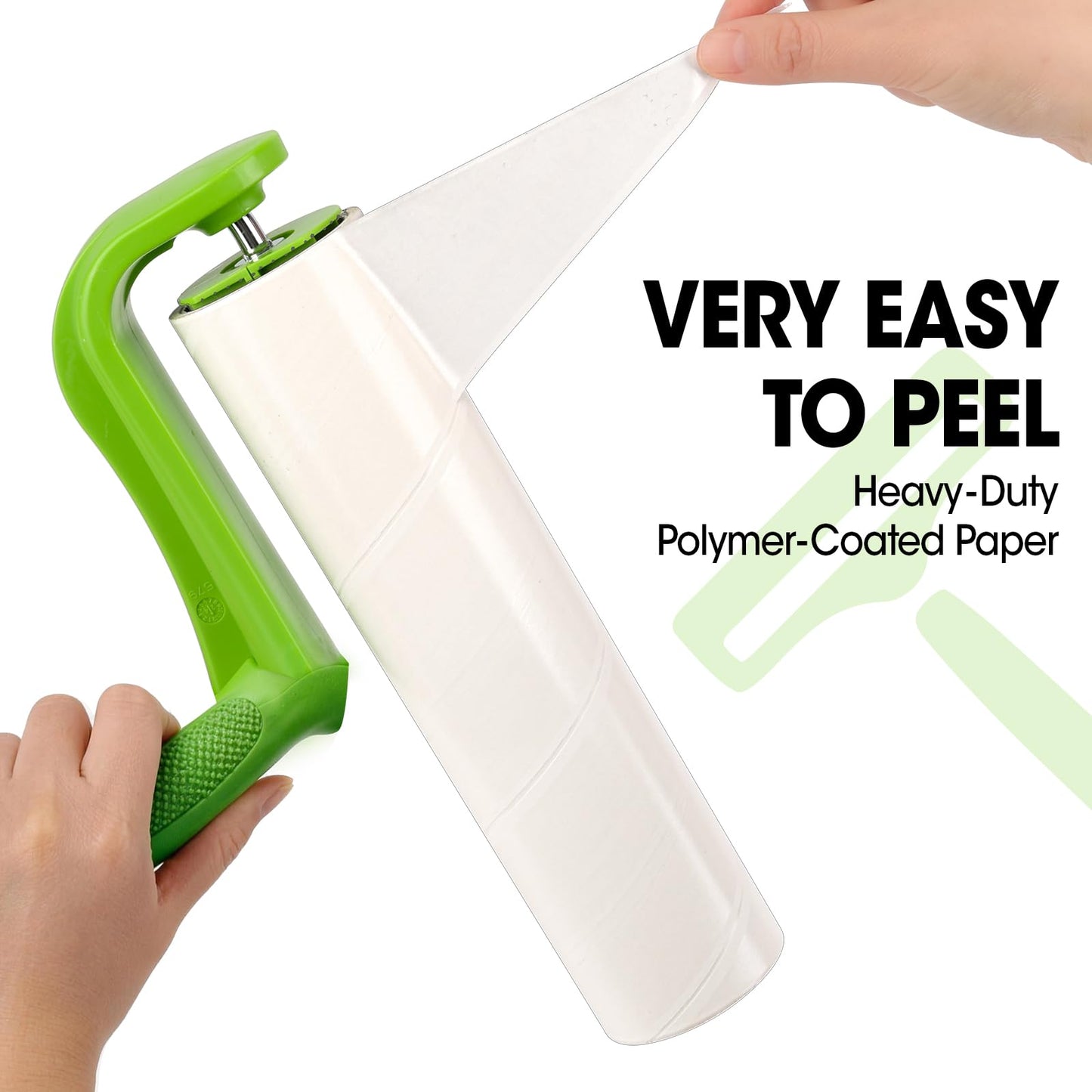 BGUP 10 Inch Lint Roller Refills, 6 Rolls 300 Sheets Large Lint Rollers for Pet Hair Extra Sticky