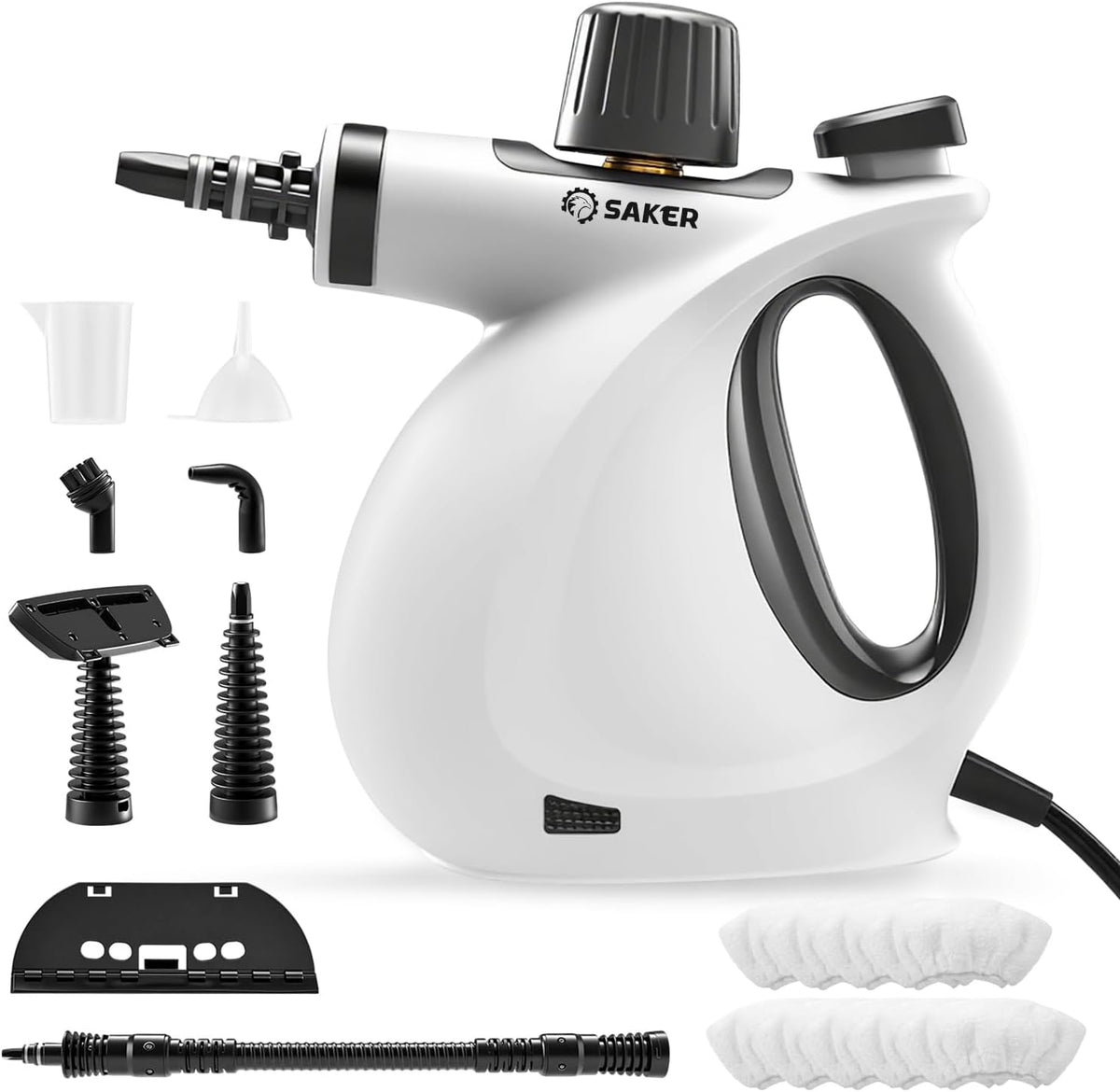Saker Handheld Steam Cleaner New,Portable Steam Cleaner for Home,1050W Steam Cleaner,9 Fiber Cloths