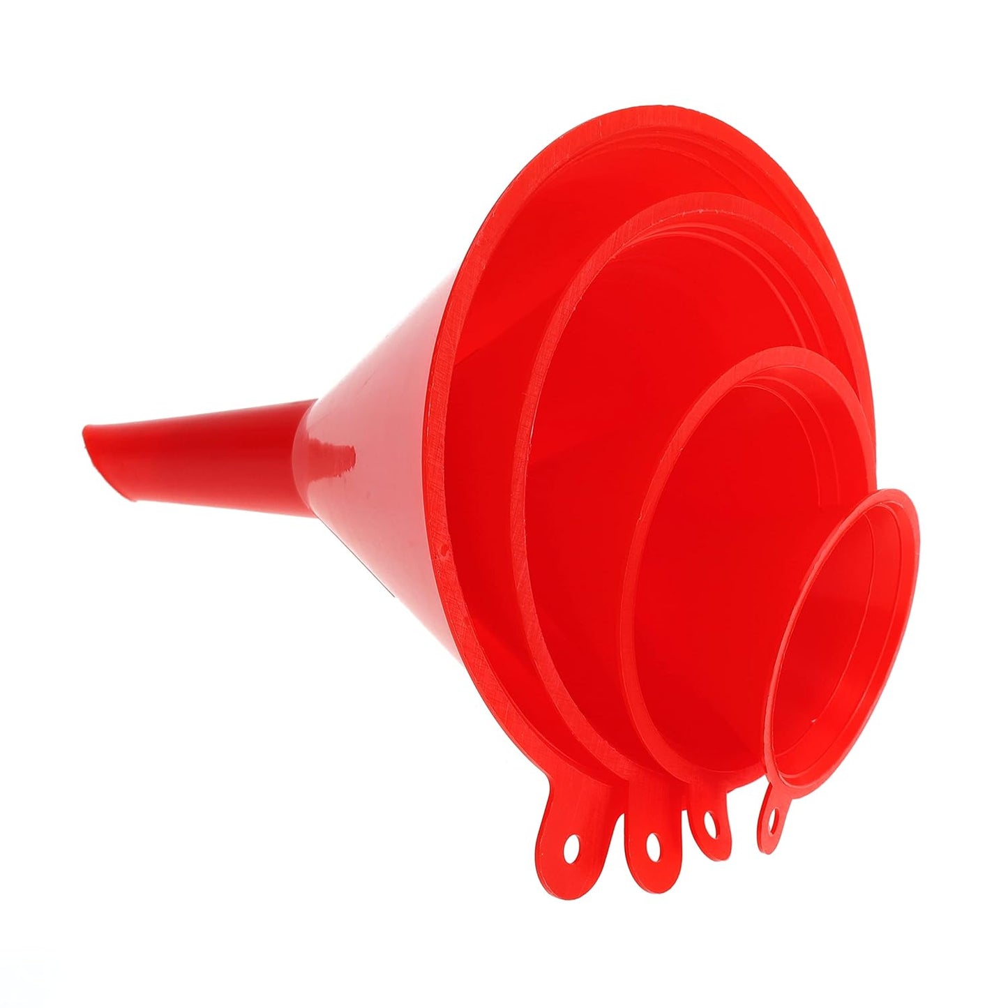 Oil Funnel Set - Plastic Funnel Kit for Car & Kitchen Use - Filling Bottles, Jars & Containers