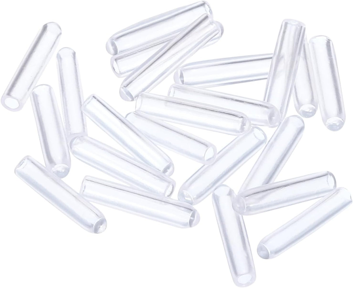 uxcell 20pcs Rubber End Caps 2mm ID Vinyl PVC Round Tube Bolt Cap Cover Screw Thread Protectors