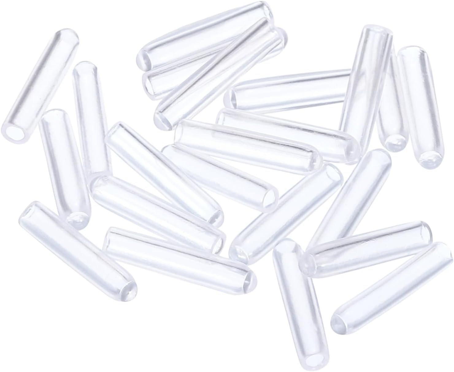 uxcell 20pcs Rubber End Caps 2mm ID Vinyl PVC Round Tube Bolt Cap Cover Screw Thread Protectors