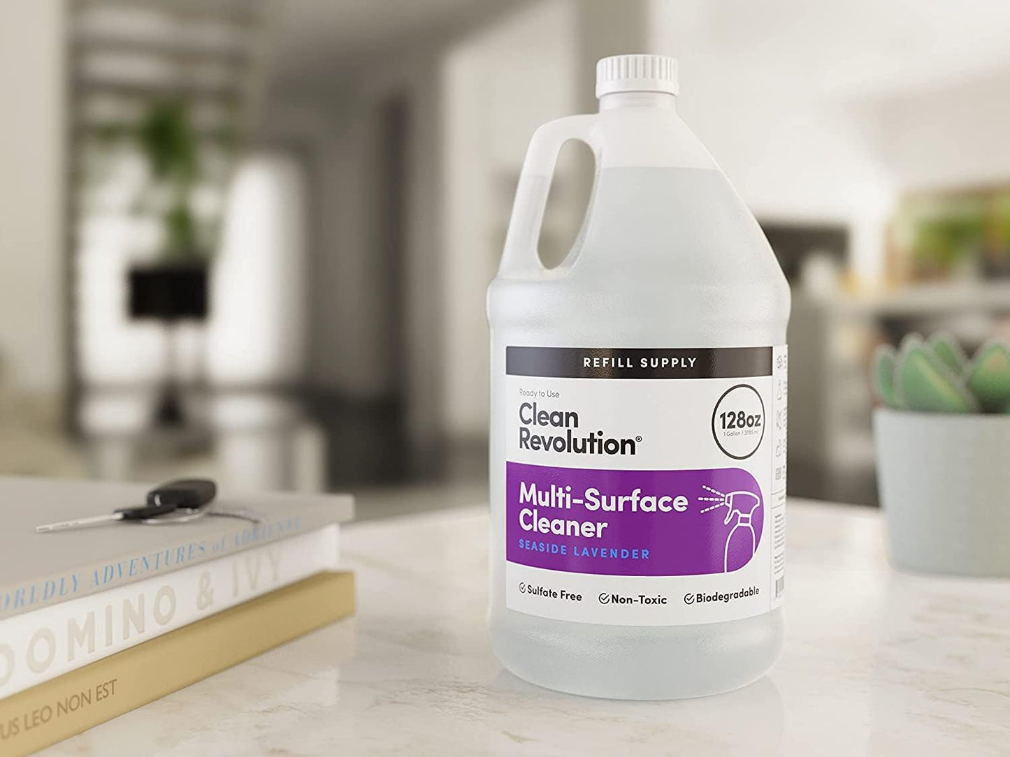 Clean Revolution Multi Surface Cleaner Refill Supply, Non-Toxic, Eco-Friendly & Plant-Based, Ready