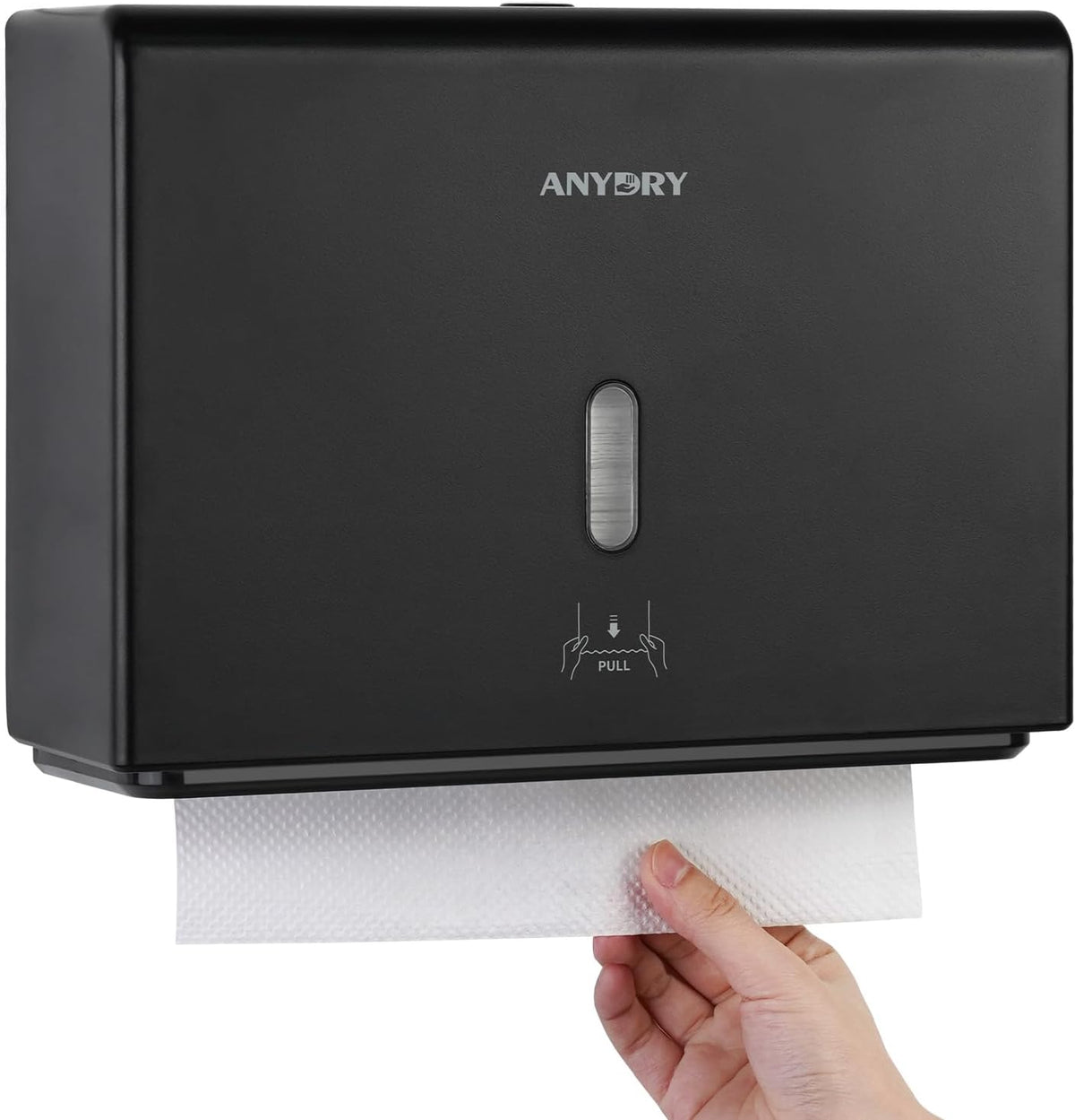 Wall-Mounted Paper Towel Dispenser – Fits Tri-Fold Towels up to 10x3.1 Inches, Holds 200 Sheets