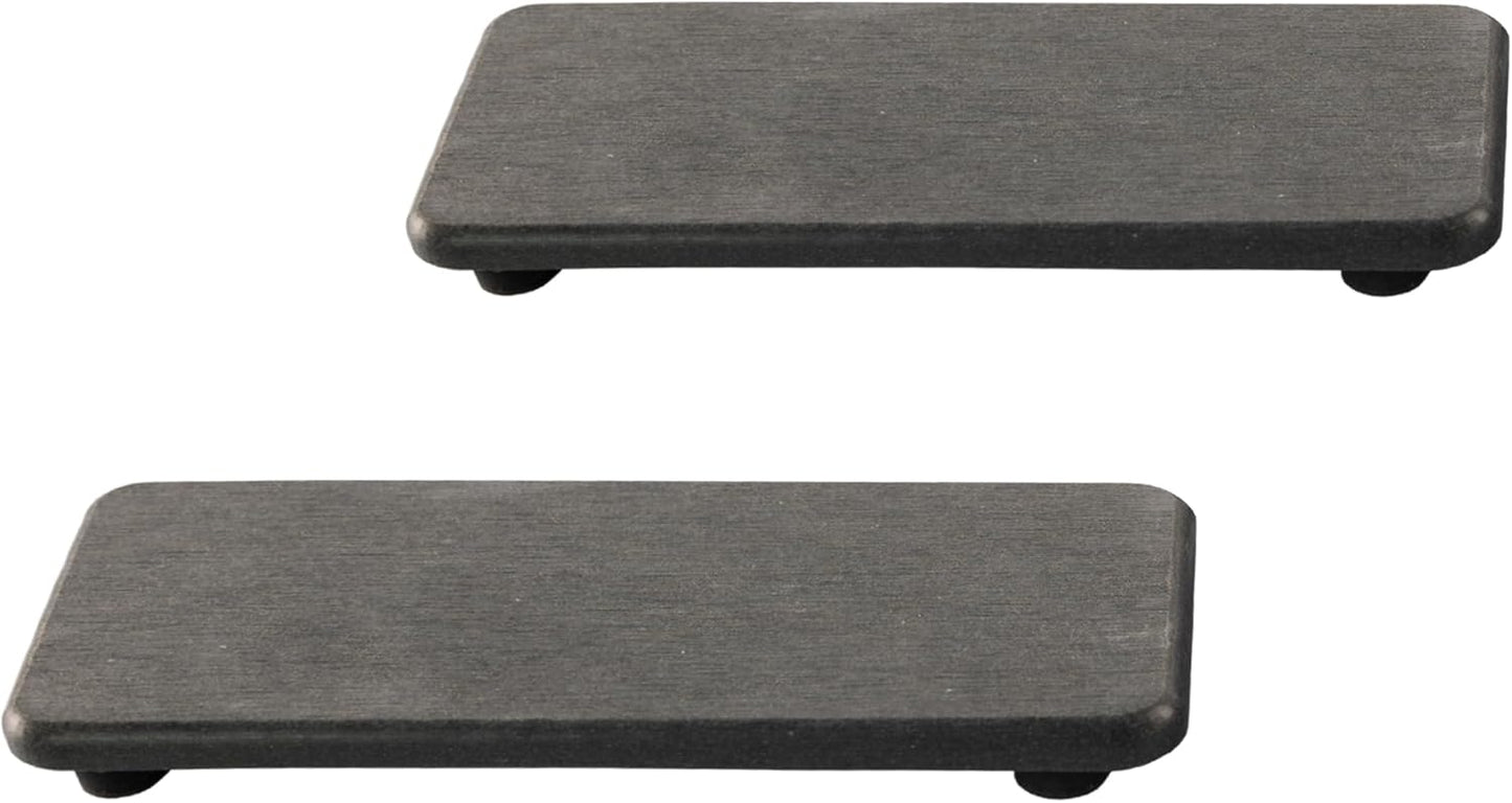 2 Pcs Water Absorbing Stone Trays, Kitchen/Bathroom Sink Soap Dish, Diatomite Tray Used for Hand