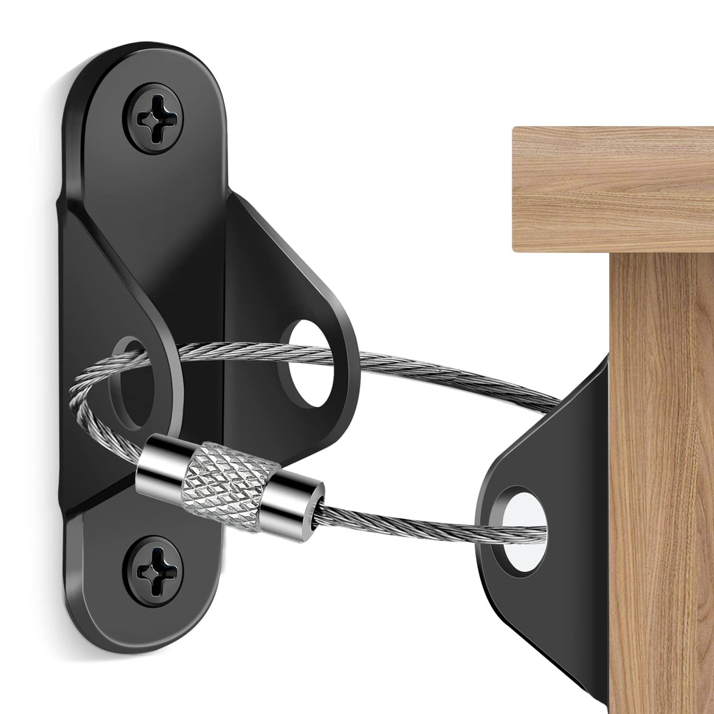 Furniture Anchors (10 Packs) Anti Tip Furniture Anchors for Baby Proofing, Furniture Wall Anchor