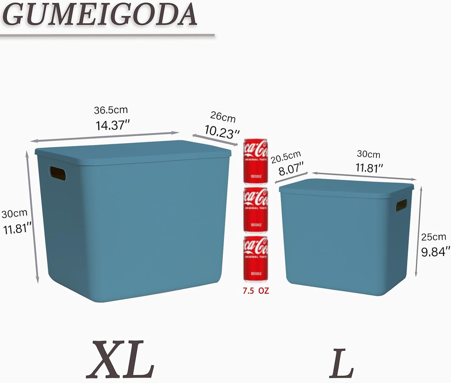 Plastic Storage Bins with lids,Storage Baskets,Container with handle,Storage Organizer Bins for