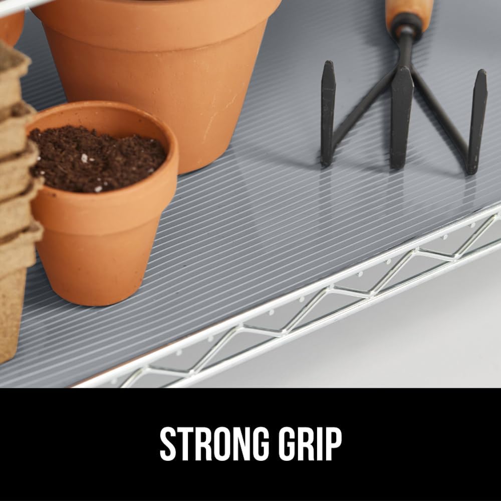 GORILLA GRIP DuraGuard Shelf Liner, Non-Adhesive Cabinet Liners for Kitchen Drawers, Shelves