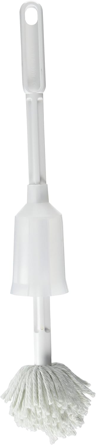 Fuller Brush Toilet Bowl Cleaner Brush – Antimicrobial Toilet Swab with Soft Non-Scratch Head, Long