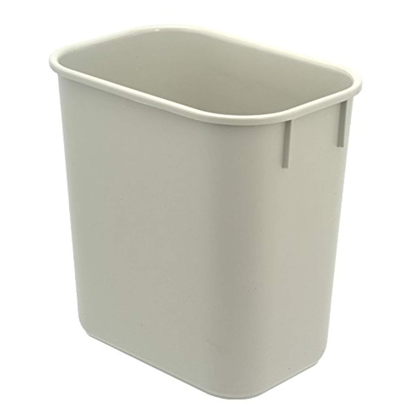 Acrimet Wastebasket, Deskside Bin, 3.25 Gallon/13 Quart/ 12 Liter (Plastic) (Light Gray Color) (Set