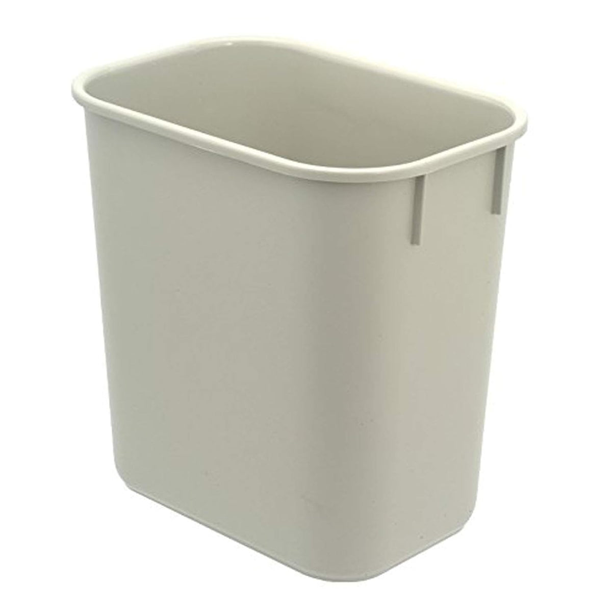Acrimet Wastebasket, Deskside Bin, 3.25 Gallon/13 Quart/ 12 Liter (Plastic) (Light Gray Color) (Set