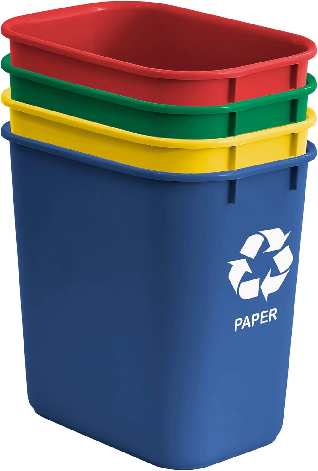 Acrimet Wastebasket Bin for Recycling, 6.75 Gallon/ 27 Quart/ 25.552 Liter (Made of Plastic)