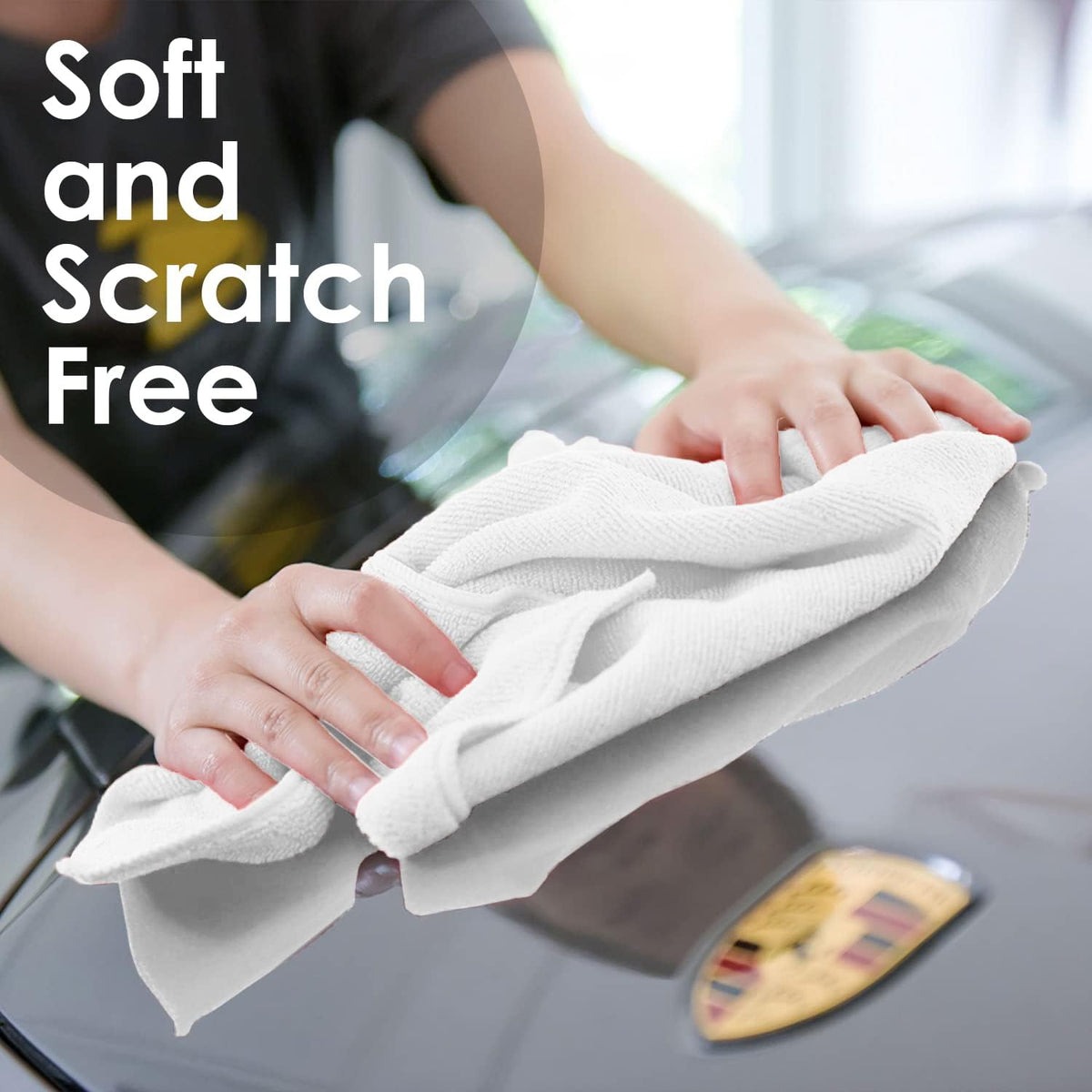 Avalon Towels Microfiber Cleaning Cloths (Value Pack of 36) Size 16" x 16", Highly Absorbent