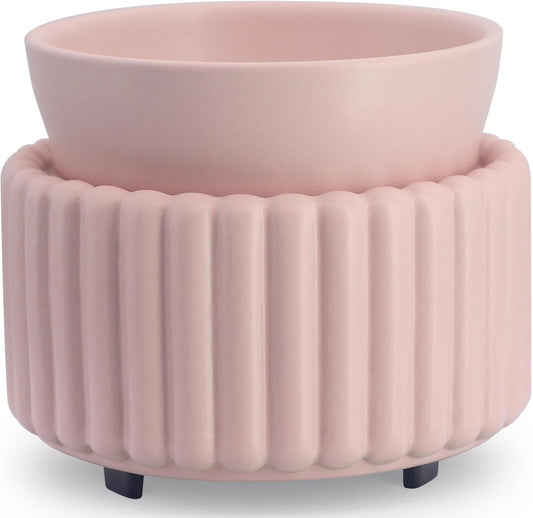 Ceramic Wax Melter 3-in-1 Candle Warmer for Scented Wax - Electric Fragrance Burner for Home