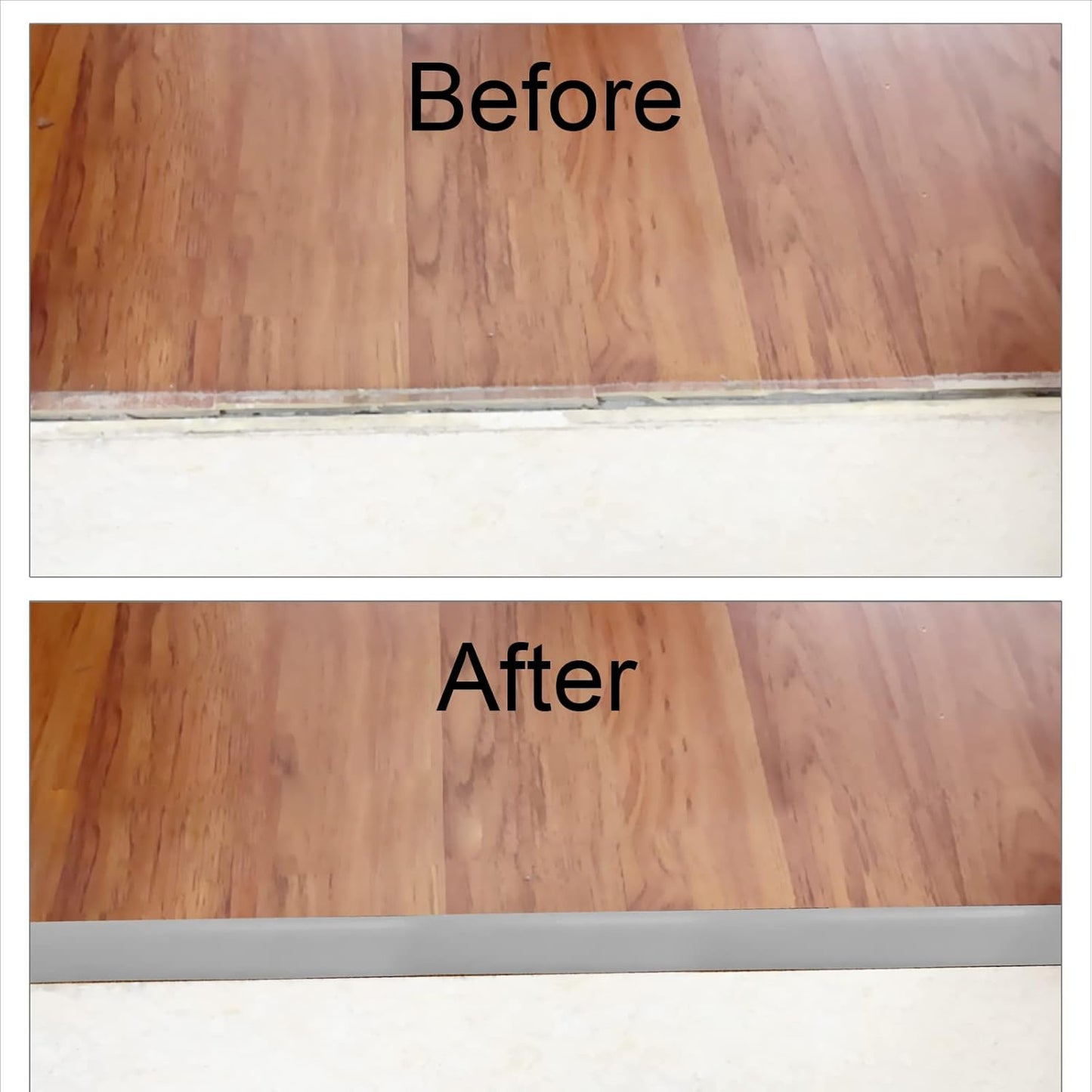 Floor Transition Strip & Self Adhesive Floor Vinyl Floor Edge Trim Laminate Floor Gap Covering