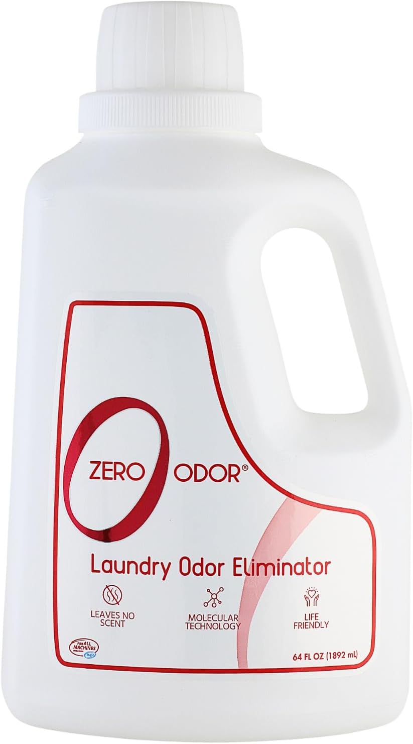 Zero Odor – Laundry Odor Eliminator - Permanently Eliminate laundry Odor – Patented Molecular