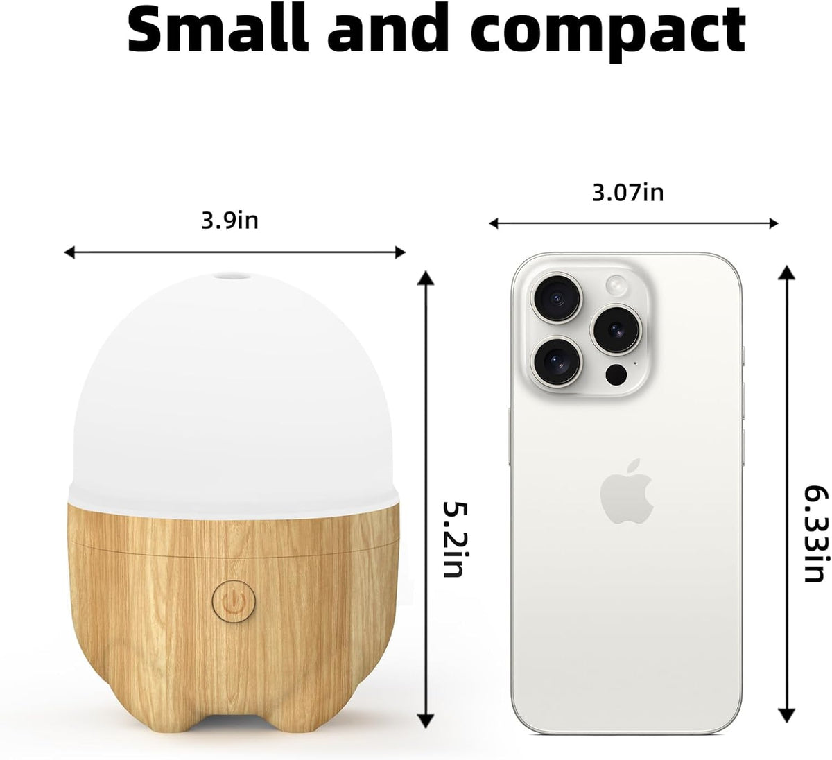 150ML Rechargeable Battery Essential Oil Diffuser, Portable Cordless Aromatherapy Diffuser with 7