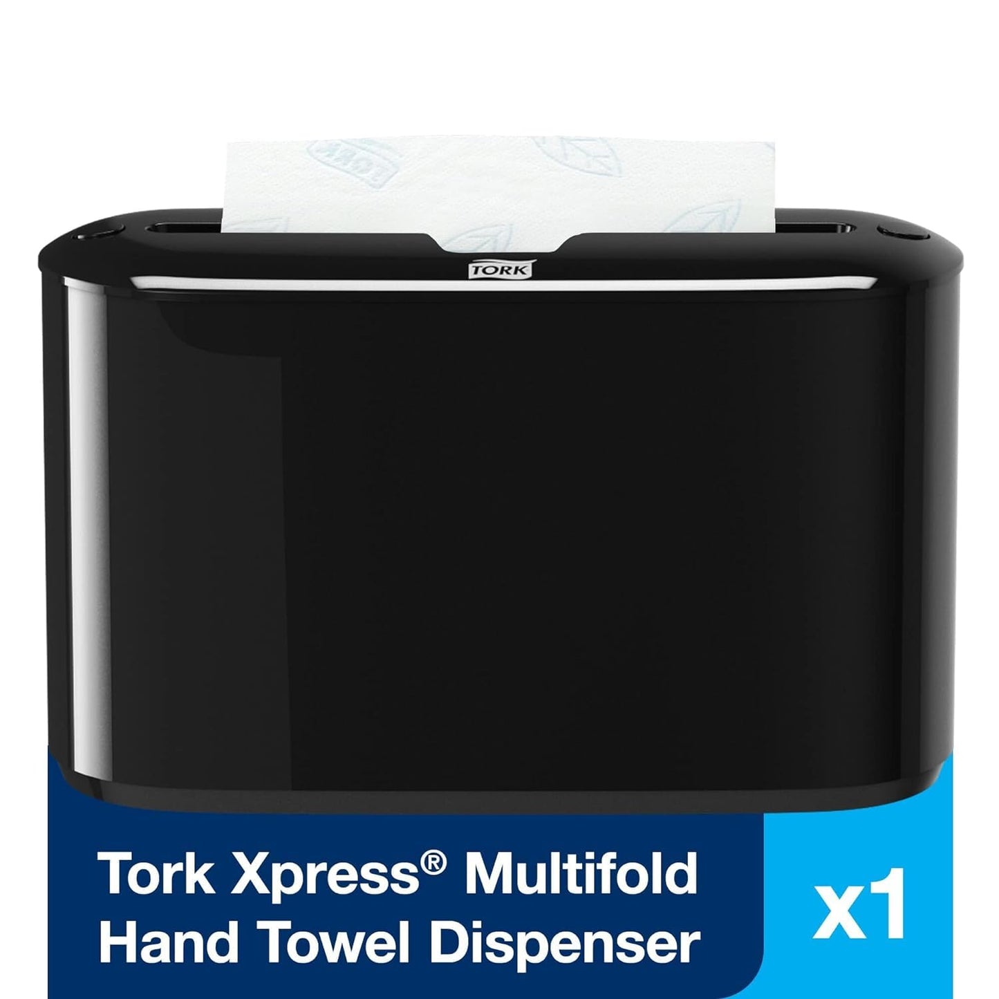 Tork Xpress Paper Towel Dispenser, Black, Single-Dispensing, Compatible with H2 Refills