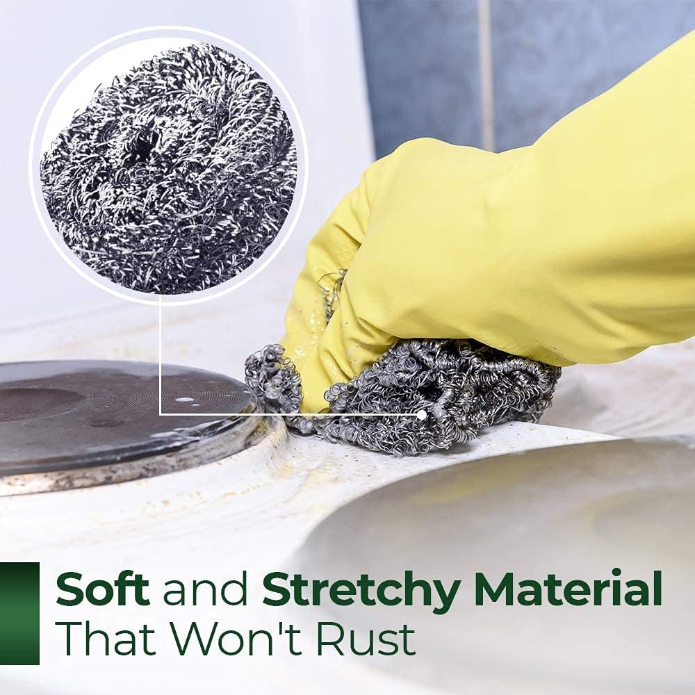 Stanley Home Products Stainless Steel Kitchen Scouring Cleaners (2 Cleaners Included)
