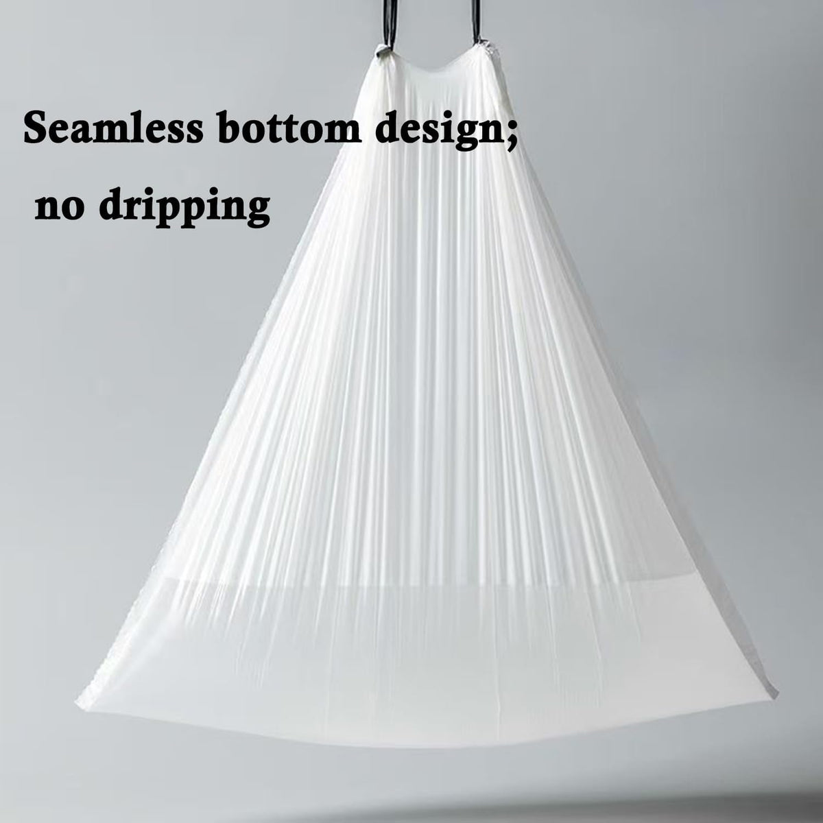 Ultra thick heavy duty Plastic 16 gallon no tear open drawstring trash bags white ‎lavender scent