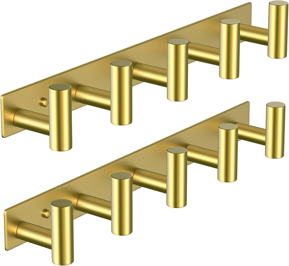 VAEHOLD Hat and Coat Wall Mount Rack - Hooks for Robes, Bags, Keys, and Towels - Bathroom Towel