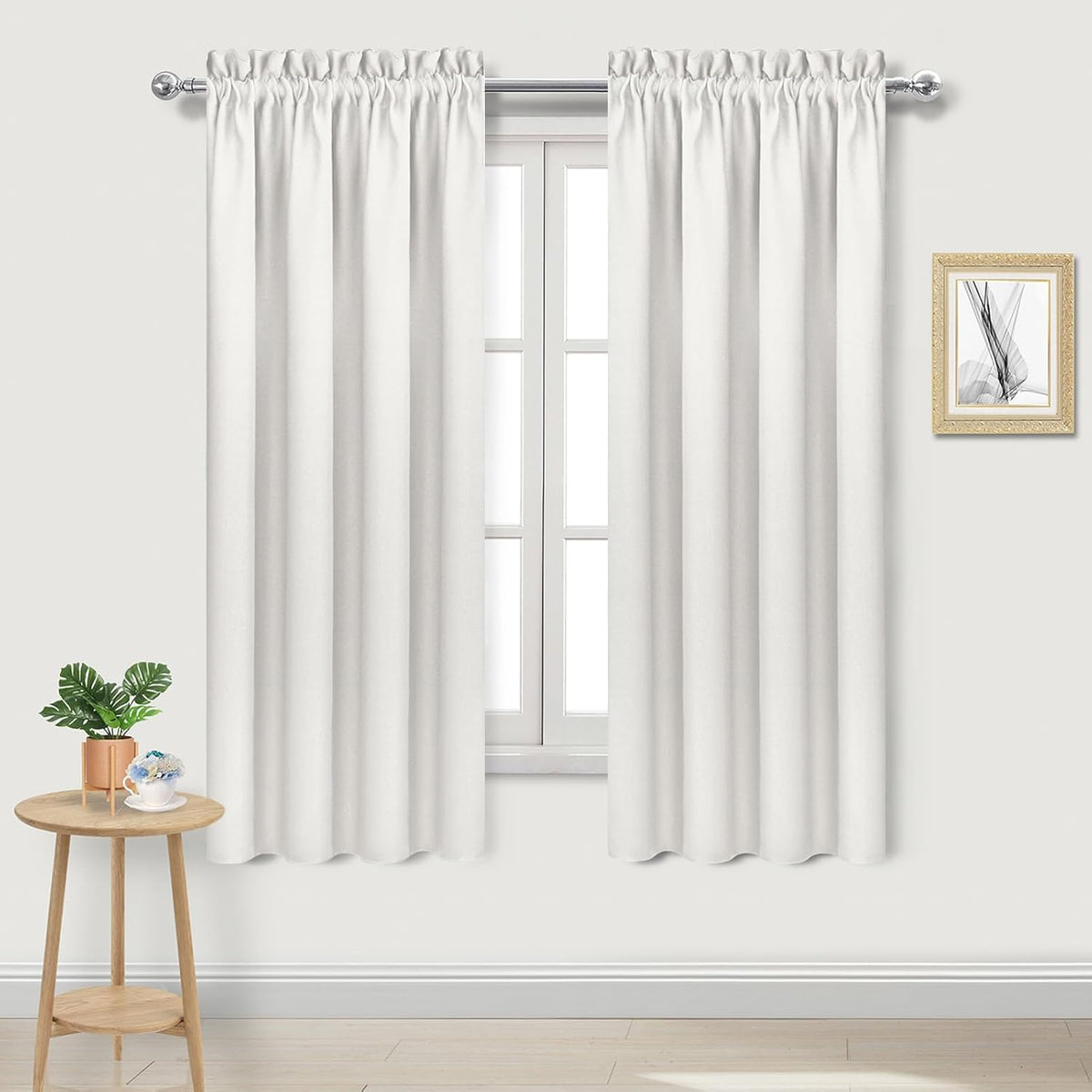 DWCN Blackout Curtains Thermal Insulated, Energy Saving & Noise Reducing Bedroom and Living Room