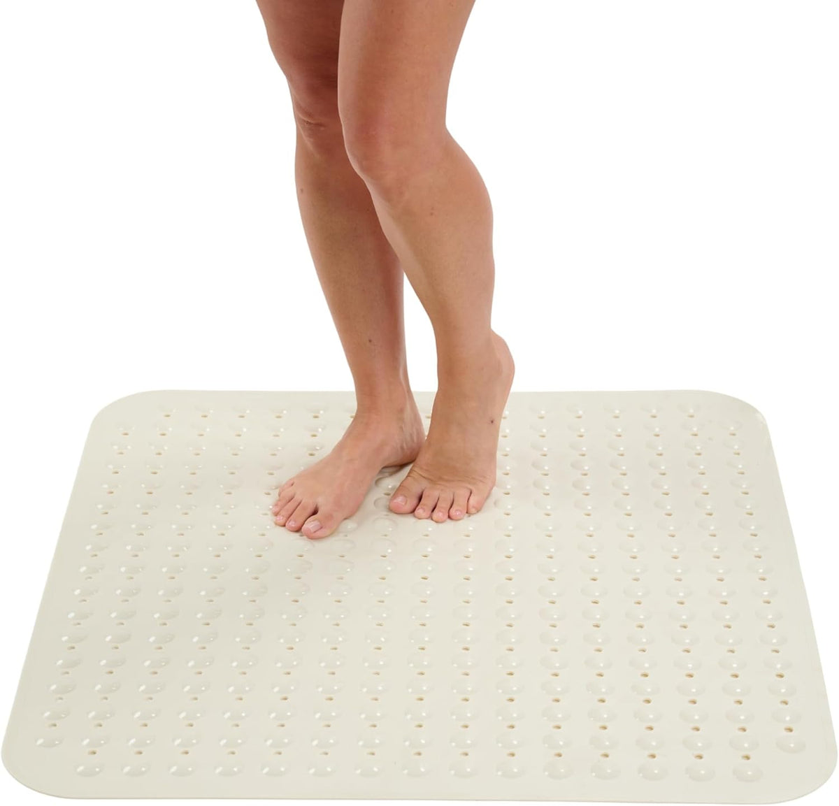 ENKOSI Extra Large Square Non Slip Shower Mat - 31 x 31-inch XL Bathroom Shower Mat - Square Shower