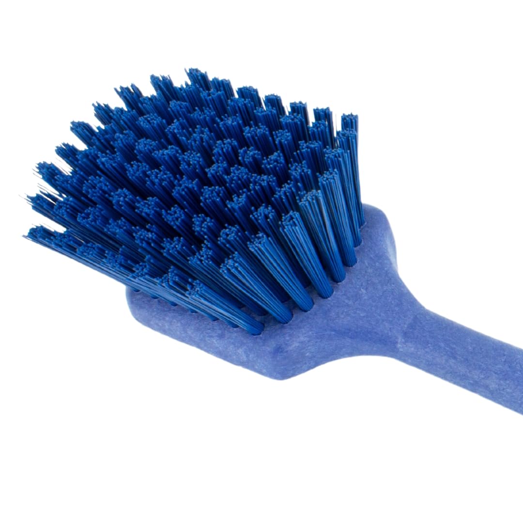 SPARTA 40501EC14 Plastic Large Scrub Brush, Kitchen Brush, Utility Brush With Long Handle For
