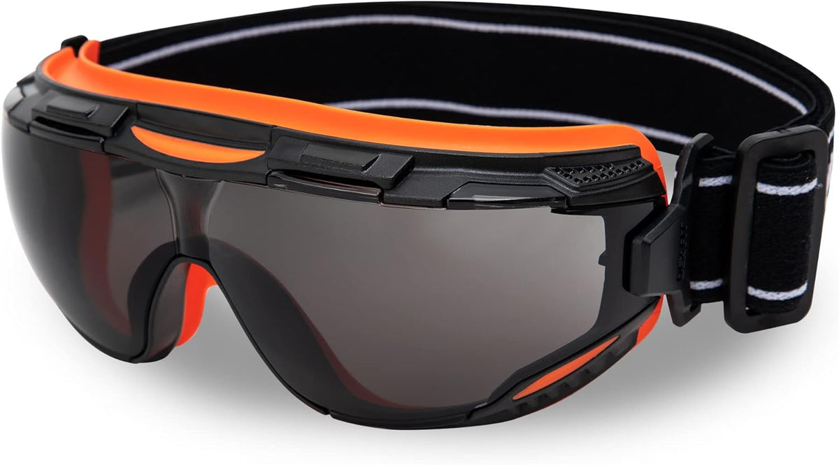 DEX FIT Protective Safety Goggles SG220; Anti Fog & Scratch, Z87 Eye Protection for Work