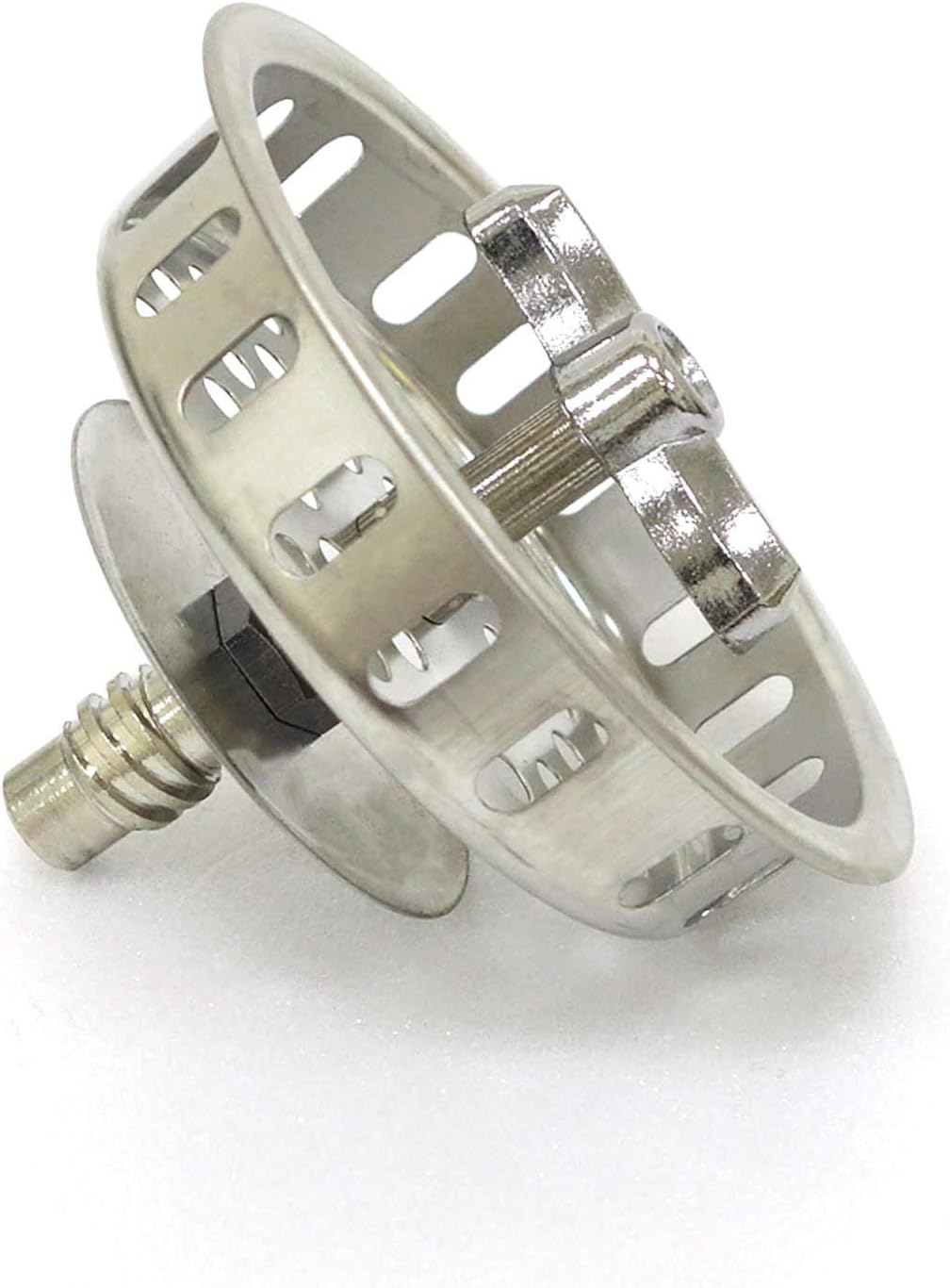 Twist Lock Basket Strainer Replacement (Premium 304 Stainless Steel Construction) for 3-1/2" Spin