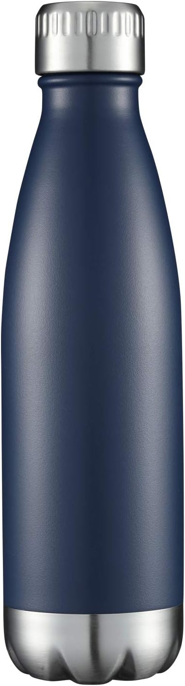HASLE OUTFITTERS 17oz Stainless Steel Water Bottles, Vacuum Insulated Water Bottles Double Walled