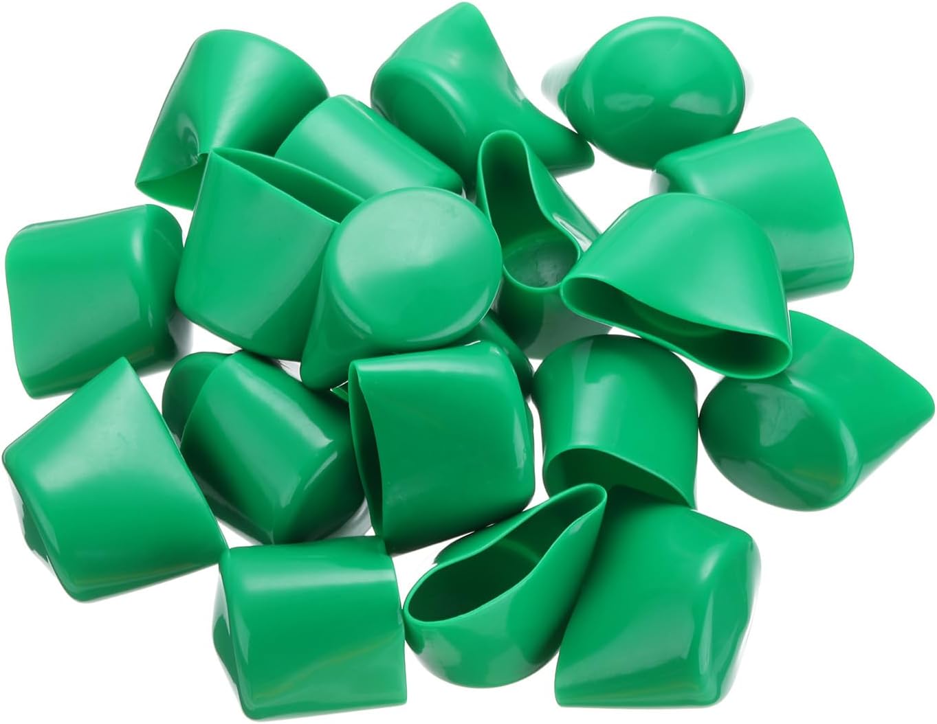 uxcell 20pcs Rubber End Caps 43mm ID Vinyl PVC Round Tube Bolt Cap Cover Screw Thread Protectors