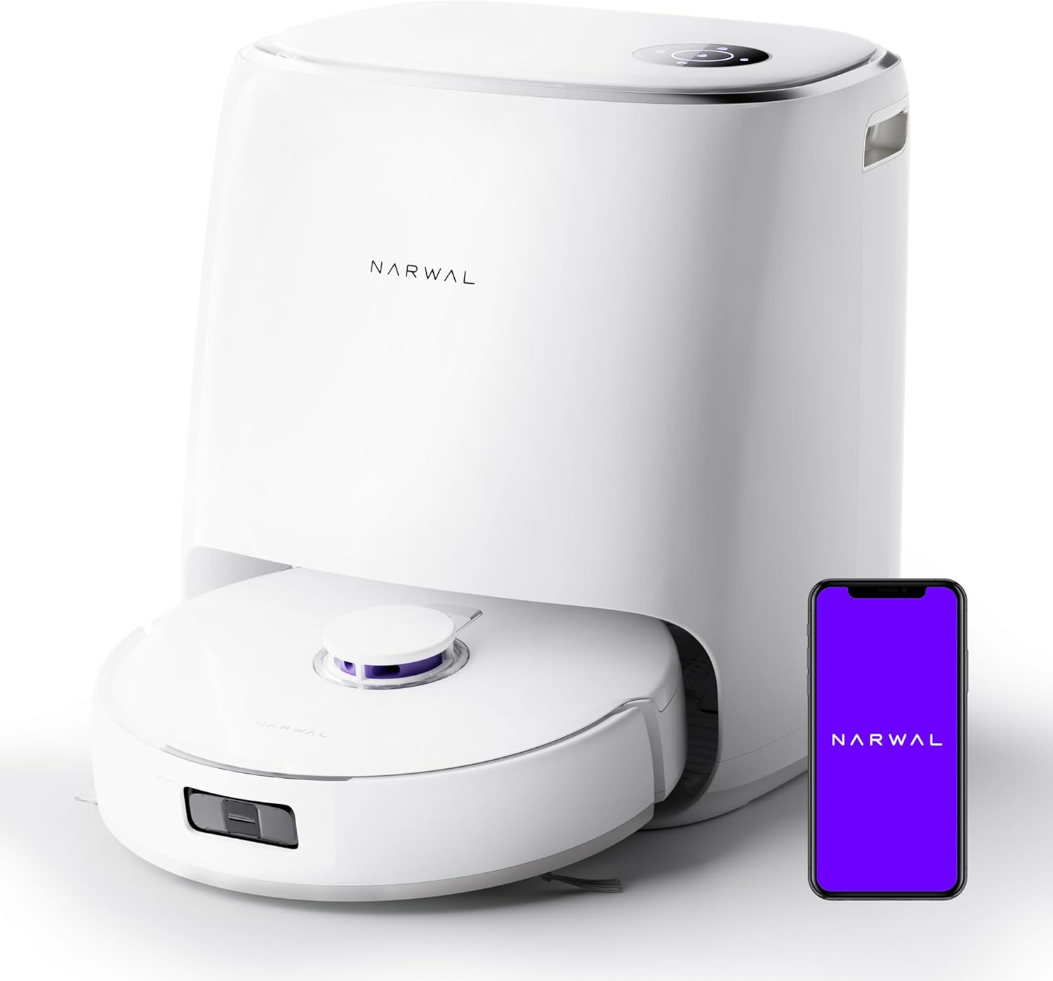 NARWAL Freo X Ultra Robot Vacuum and Mop Combo, 8200Pa Robot Mop & Vacuum, Auto MopDrying/Washing