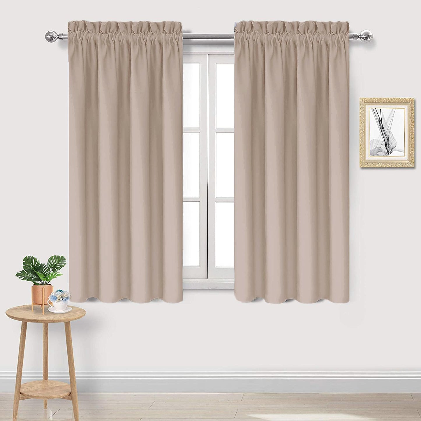 DWCN Blackout Curtains for Living Room Thermal Insulated, Energy Saving & Noise Reducing Bedroom