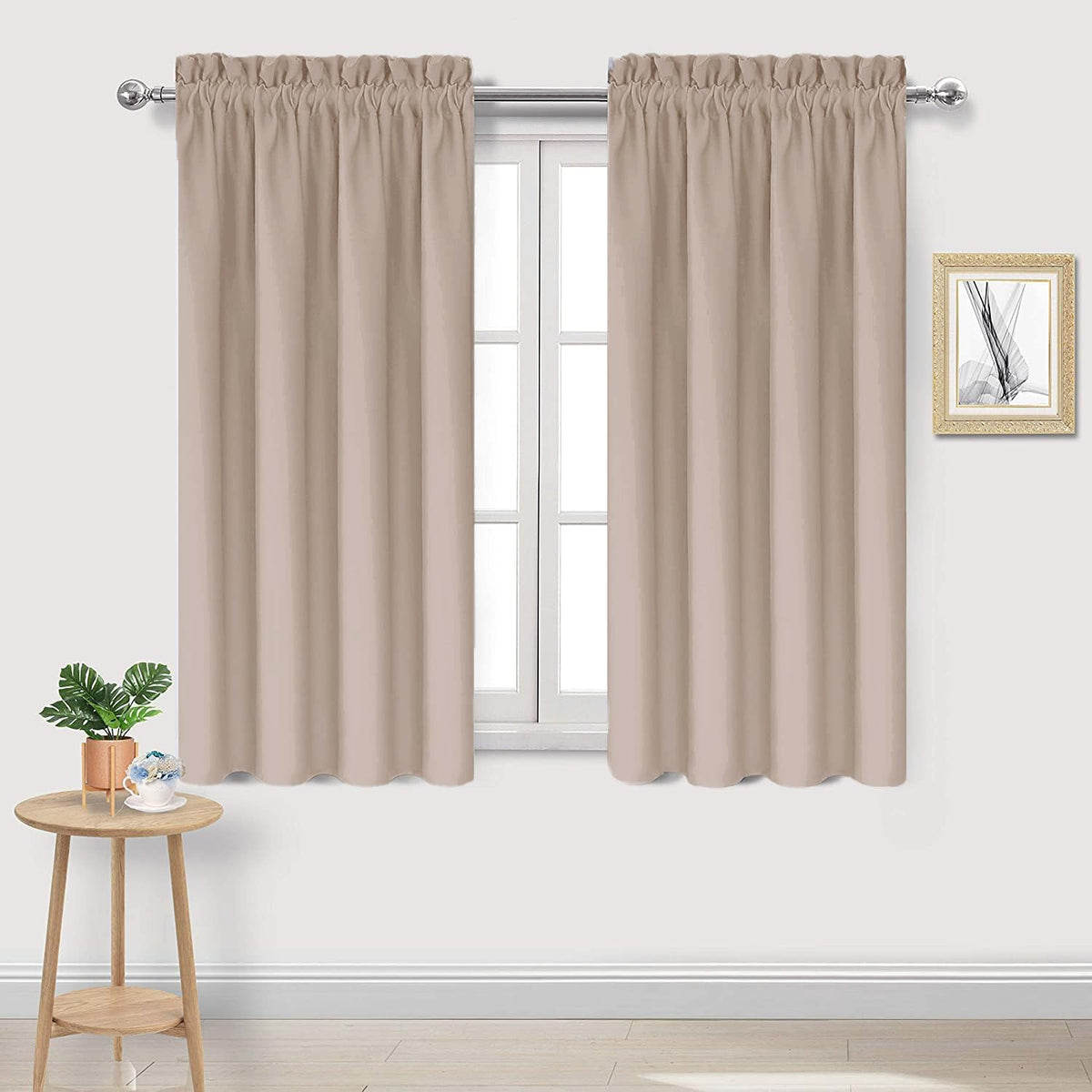 DWCN Blackout Curtains for Living Room Thermal Insulated, Energy Saving & Noise Reducing Bedroom