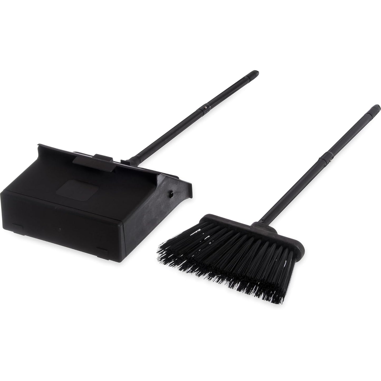 SPARTA Duo-Pan Upright Dust Pan and Broom Set, Essential Cleaning Tools for Home and Commercial