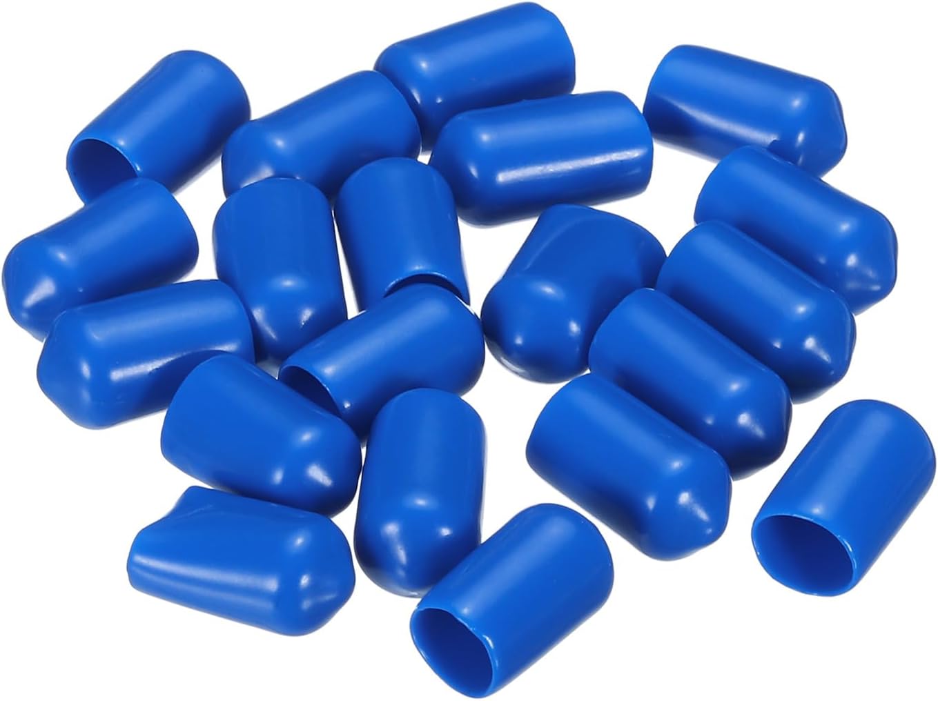 uxcell 20pcs Rubber End Caps 8.5mm ID Vinyl PVC Round Tube Bolt Cap Cover Screw Thread Protectors