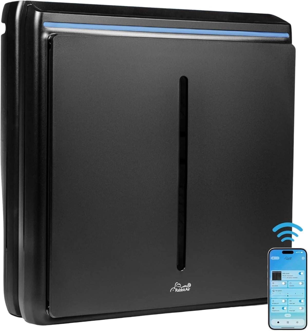 Rabbit Air, A3 SPA-1000N Air Purifiers for Home, Ultra Quiet HEPA Air Purifier - Wall Mountable Air