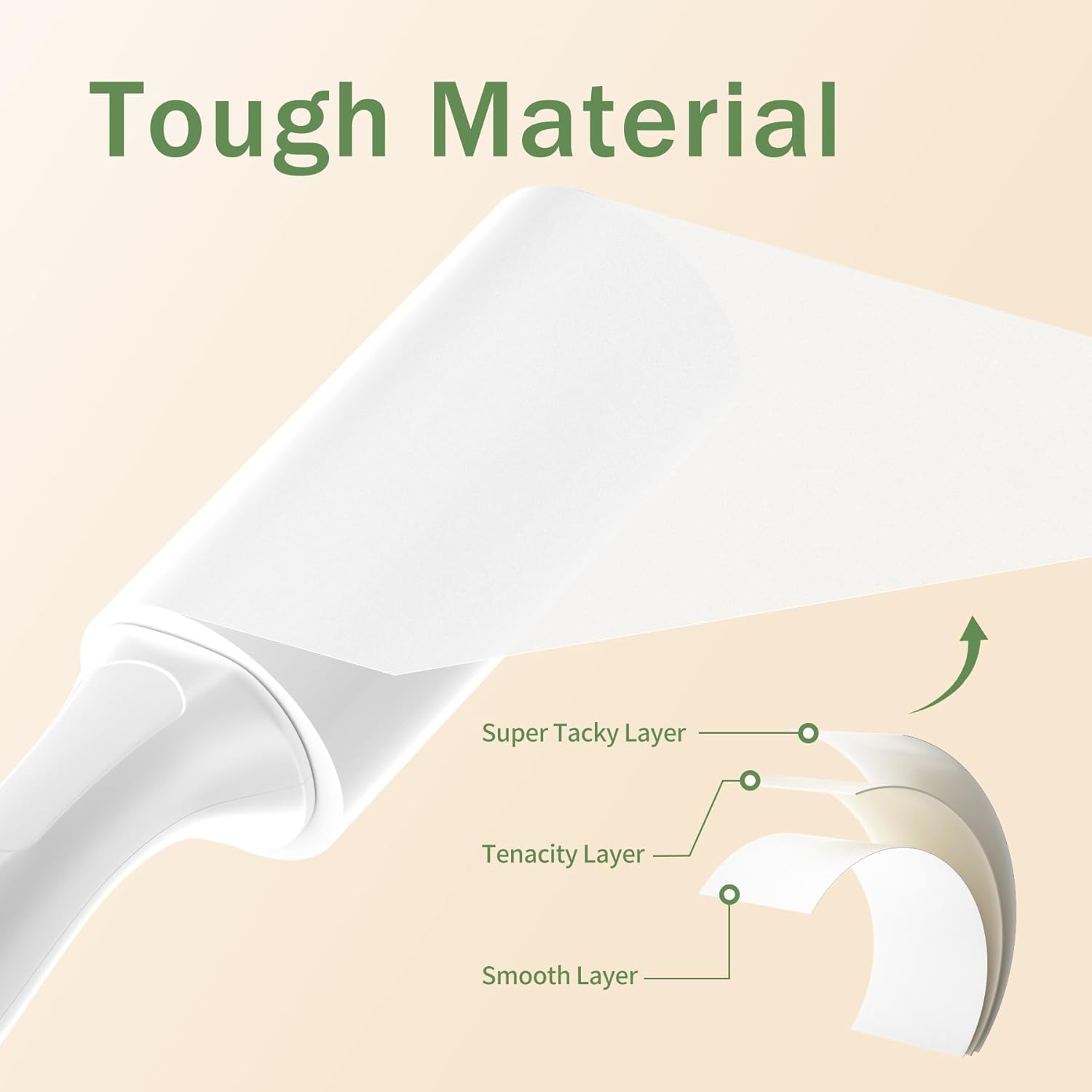 Extra Sticky Lint Roller for Pet Hairs 100 Sheets Lint Rollers with Reinforced 1 Handles and Tough